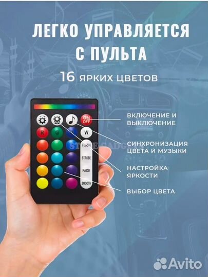 Подсветка в салон для автомобиля