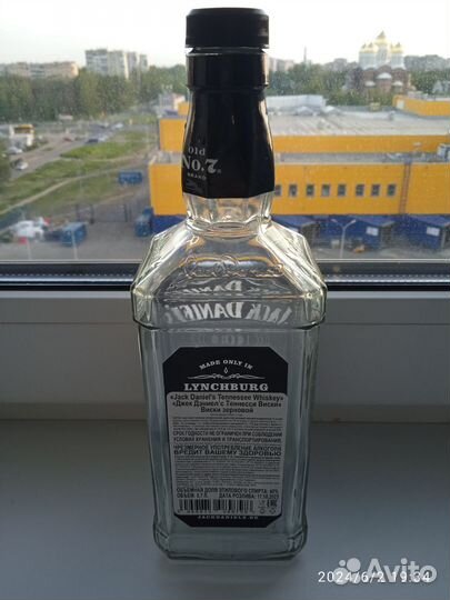 Бутылка от виски Jack Daniels