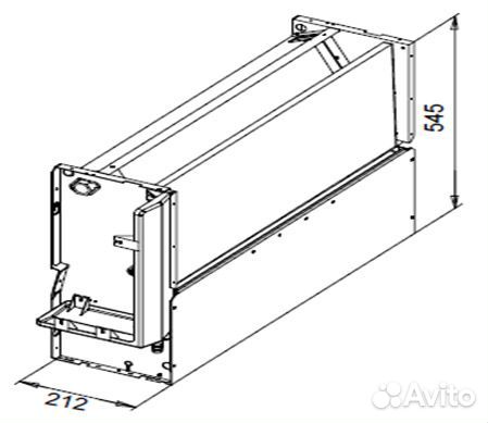 Фанкойл general climate GCO-W-08 2T