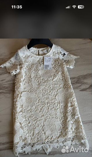 Детское нарядное платье 134