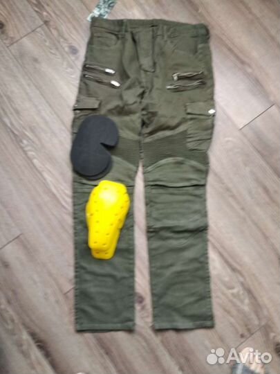 Мотоштаны мотоциклетные с защитными вставками