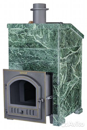 Печь для бани гефест в облицовке