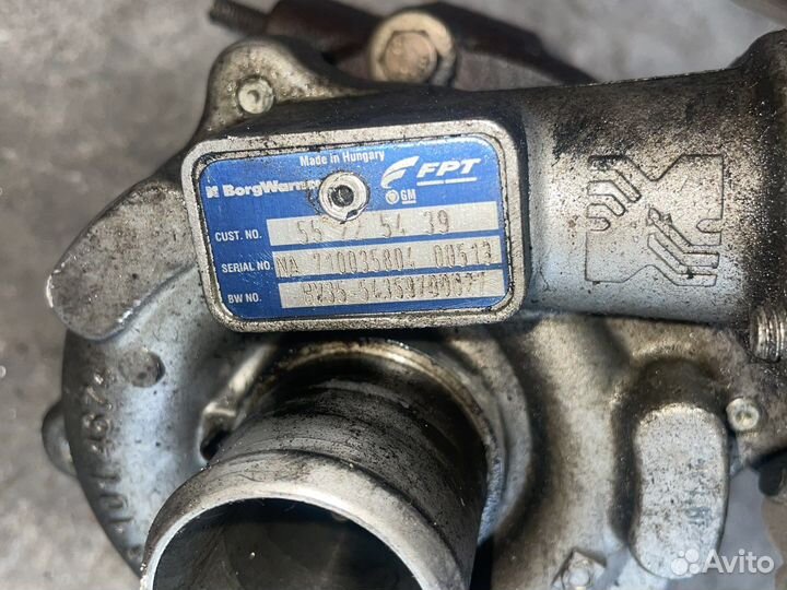 Турбина опель a13dtj 1.3 cddi