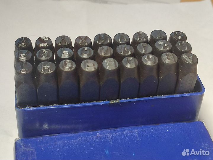 Набор клейм латинских 5 мм