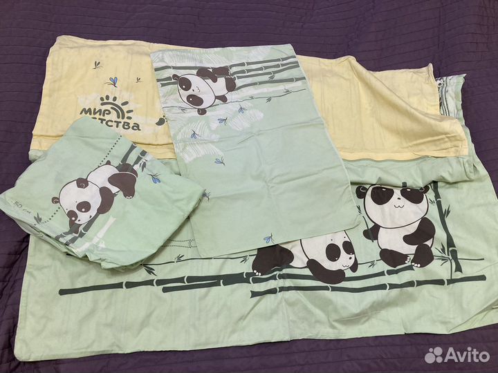 Комплект постельного белья в детскую кроватку