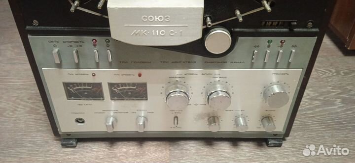 Катушечный магнитофон союз 110