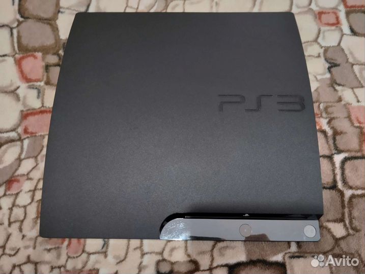 Sony PlayStation 3 slim 320gb с двумя джойстиками