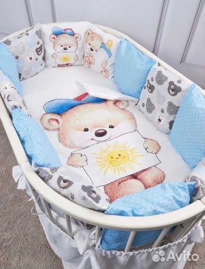 Бортики в кроватку