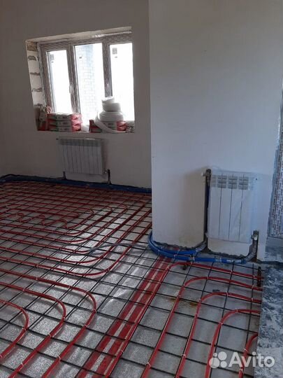 Отопление Монтаж теплых полов Монтаж отопления