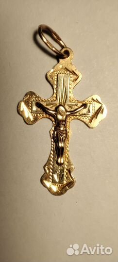 Золотой крестик