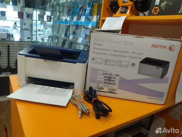 5) Принтер лазерный Xerox Phaser 3020