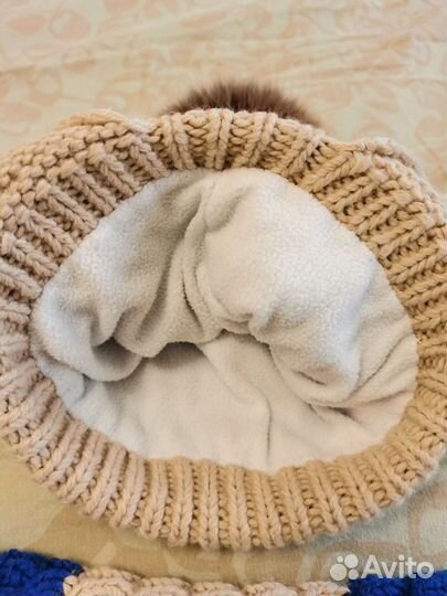 Комплект шапка и снуд