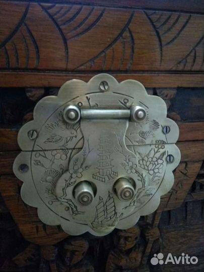 Сундук, Китай, натуральное дерево, резьба