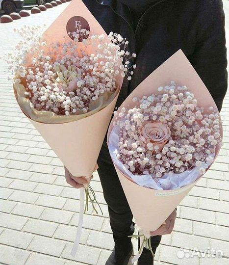 Букет из гипсофилы