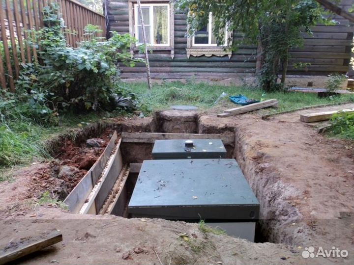 Септик био Интал 3 переливной