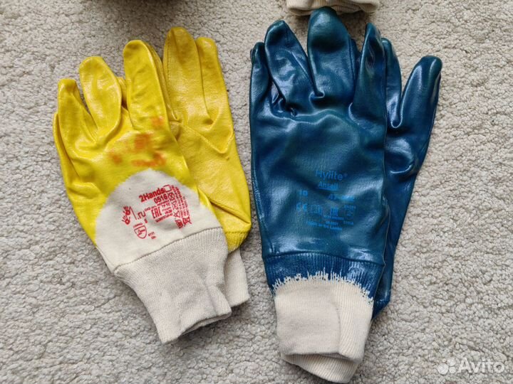 Перчатки х/б с пвх напылением/Перчатки обливные