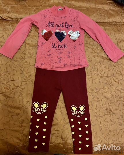 Вещи пакетом на девочку 104