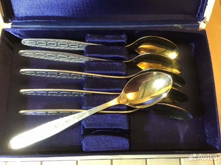 Ложки чайные мельхиор Кольчугино, Волга