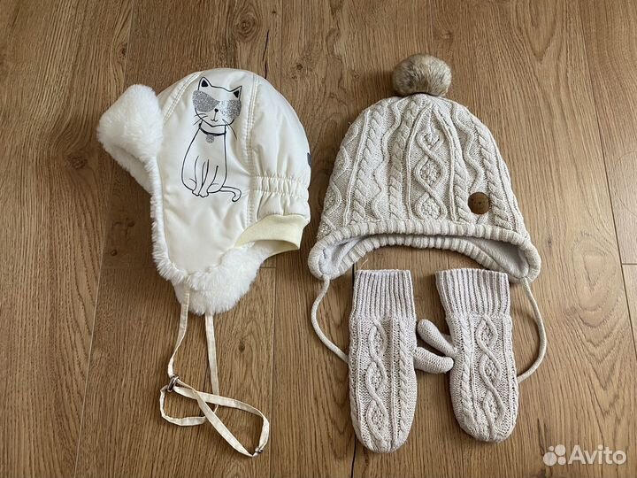 Комплект шапка, шарф детские