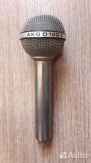 Редкий винтажный микрофон AKG D 120 С