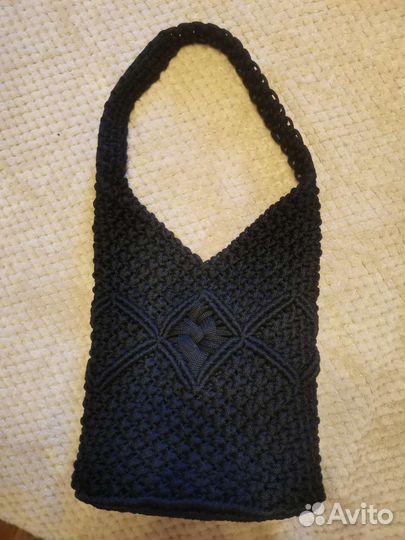 Сумка из макраме, ручная работа
