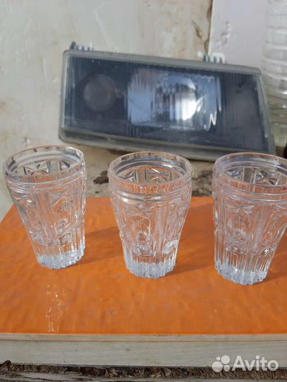 Рюмки хрустальные