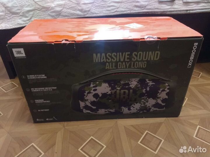 Колонка jbl boombox 3