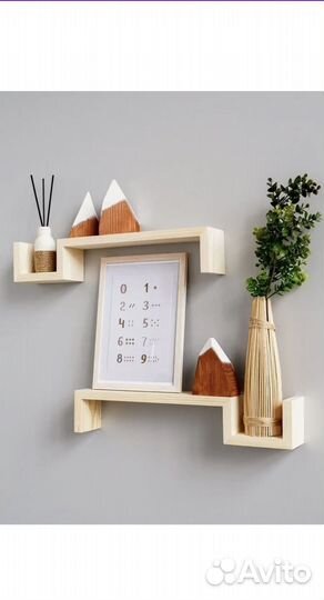 Новые навесные полки в стиле 