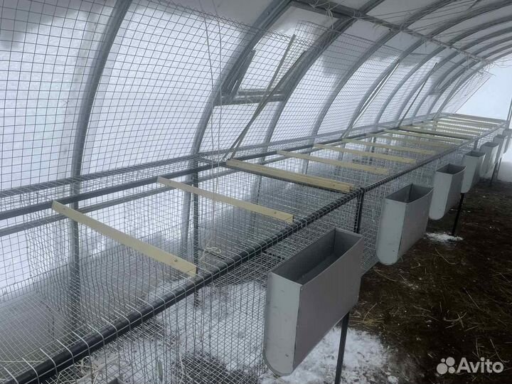 Клетки для кроликов полупромышленные и бройлеров