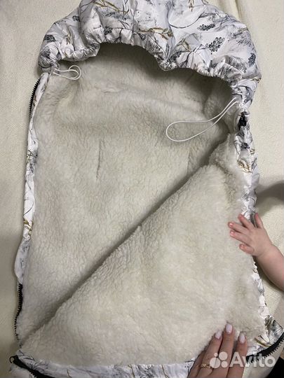 Зимний конверт в коляску