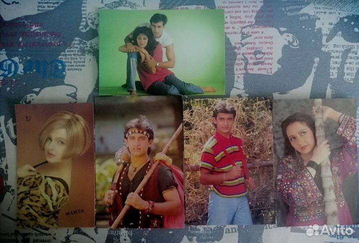 Индийские актёры. Открытки