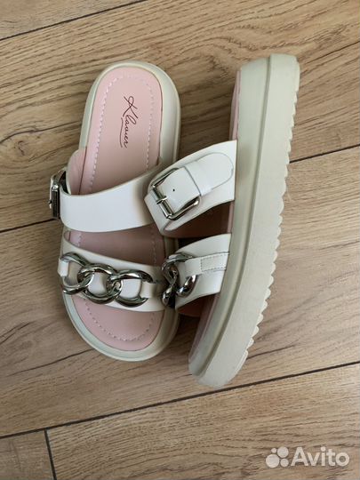 Пантолеты/сандали женские натуральная кожа 38 р