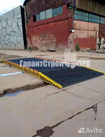 Эстакада для пункта мойки колес