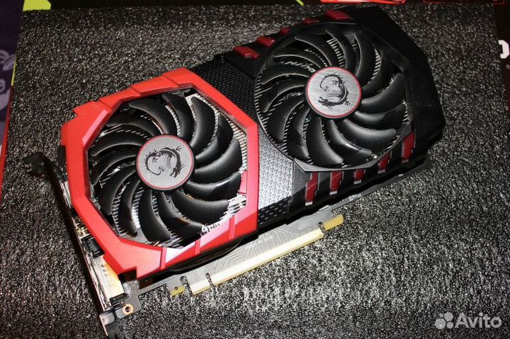 Видеокарта MSI GeForce GTX 1050 Ti gaming X 4 gb