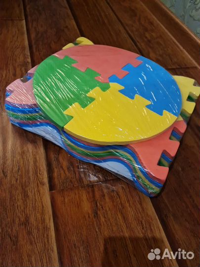 Мягкий пол пазл с бортиками