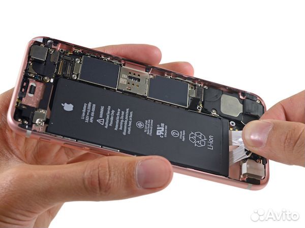Замена оригинального аккумулятора iPhone 6s