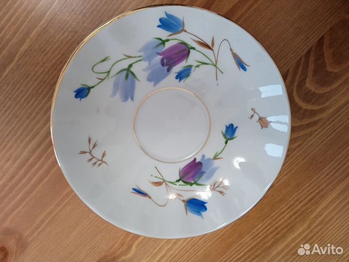 Фарфоровая посуда СССР сервиз чайный лфз