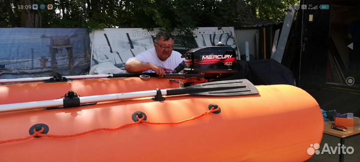 Надувной катамаран