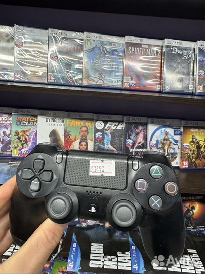 Геймпад dualshock 4 оригинал б/у отл состояние