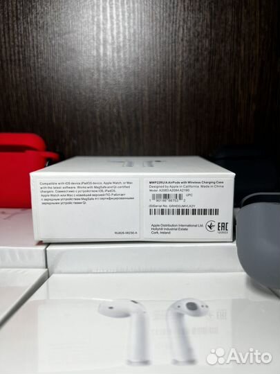 Наушники Airpods 2/ Pro 2 /3 premium+гарантия
