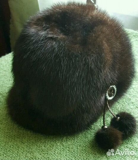 Шапка норковая женская