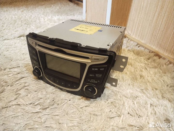 Головное устройство Hyundai Solaris 1