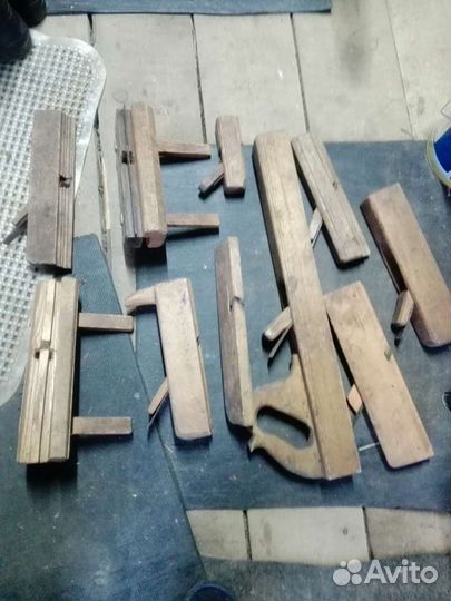 Рубанки старинные 10шт