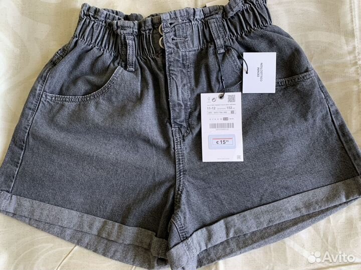 Джинсовые шорты zara для девочки