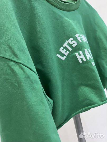 Свитшот клроткий лонгслив топ