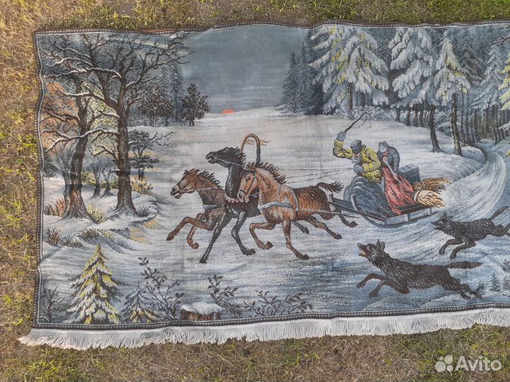 Ковёр шерстяной винтаж