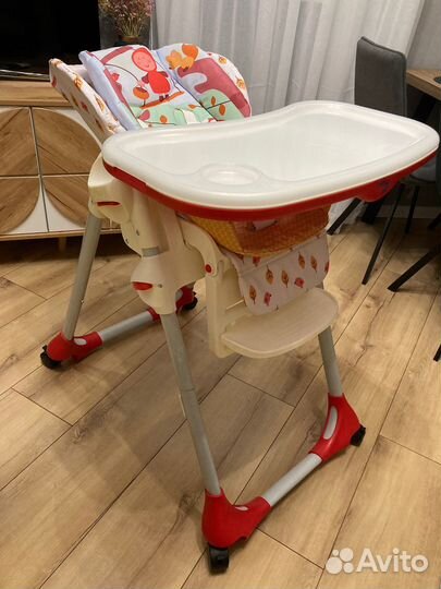 Стульчик для кормления chicco polly