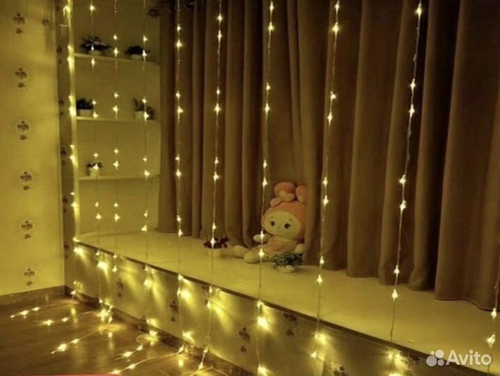 Гирлянда водопад