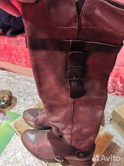 Сапоги Кожаные