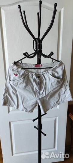 Льняные шорты женские 46